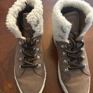 Marc Fisher Brown Sneaker Boots Size 8